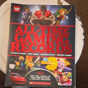 Scholastic All-Time Gaming Records - Bold Red Cover